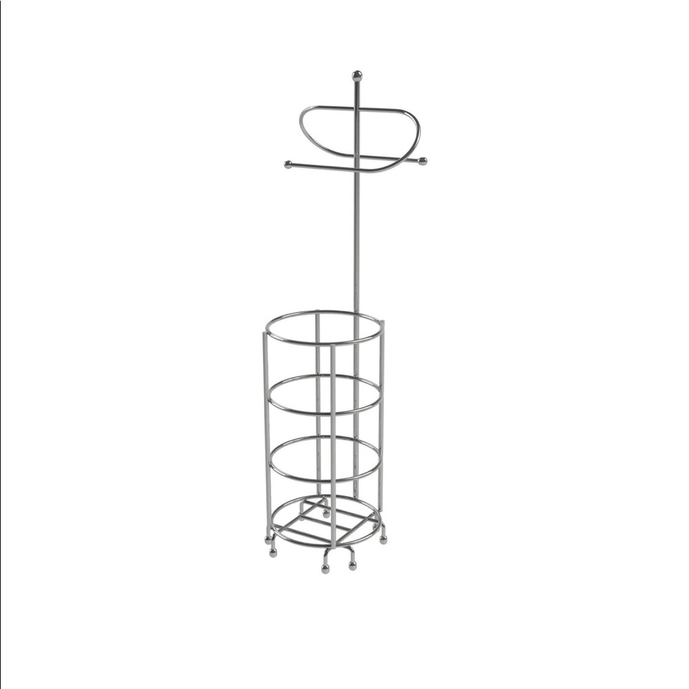 Zenith ZPC 7658SS Double Toilet Paper Stand Chrome